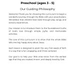 Sunday School Curriculum